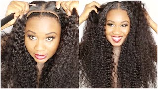 Skip Cutting The Lace, New Ready To Wear Glueless Curly Lace Front Wig For Beginners | Vshow Hair