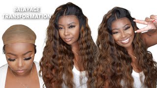 Detailed 13X4 Lace Wig Install | Balayage Highlight Wig | Klaiyi Hair