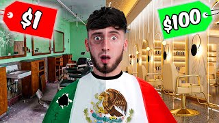I Survived $1 Haircut Vs $100 Haircut In Mexico!