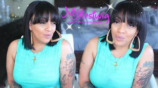 Issa Bob W/ Bangs Lace Front Wig  I'M Looking Like Older Dora  |My First Wig