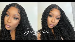 Full And Bomb | Beginner Friendly Wig! Less Maintenance | 5X5 Hd Lace, Kinky Curly | Junoda Hair