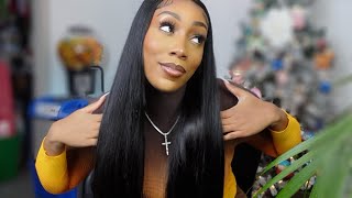 40 Inch 13X6 Lace Frontal 180% Density Wig Review 2023 | Initial Review Alisa Hair On Aliexpress