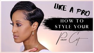 How To Style Your Pixie Cut At Home Like A Pro! | Step By Step + Product Recommendations