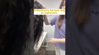 Viplovely Hair Raw Indiancurly Hd Lace Wig #Hairstyle #Hdlace #Hdlacefrontalwig #Hairvendor #Bundle