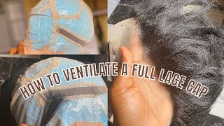 The Right Way To Ventilate A Full Lace Cap