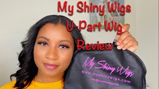 My Shiny Wigs | U-Part Bob Wig Tutorial | My Shiny Wigs Wig Review