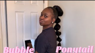 Bubble Ponytail Tutorial| Jasmine Ponytail
