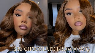 Chocolate Brown Synthetic Wig | $33 Bobbi Boss Wig  Mlf254 Jael |