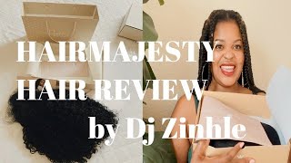 Hair Majesty By Dj Zinhle | Hair Review | Angel Hd Peruvian 5X5 Lace Wig | 26 " Wig