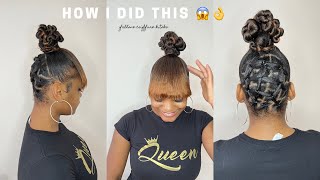 Wow How I Do This Hairstyle/Using Braids Extensions