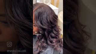 Full Sewin With Leave Out Using Kinky Straight Hair | Paparazzi Allure #Youtubeshorts #Shorts