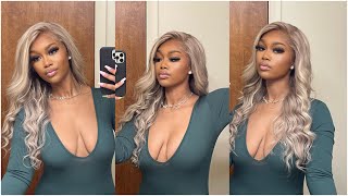 Watch Me Install Alipearl Hair 22'' Blonde Highlight 13*4 Lace Frontal Wig