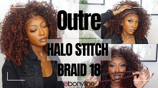 Giveaway!! Outre 13X2 Lace Frontal Wig - Halo Stitch Braid 18" |Ebonyline.Com