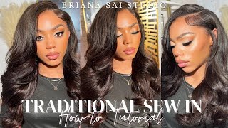 Seamless Traditional Sew In Install | Curls Queen Hair