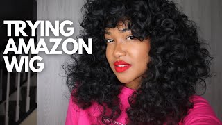 Trying Amazon Wigs | How To Style Amazon Wig #Amazonwigs