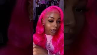 Human Hair Remy Brazilian Red Cherry Color Lace Front Wig Pre Plucked With Baby Hair Wigs For Women