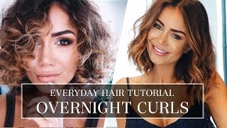 Hair Tutorial - How I Do My Curly Hair - Long Bob Hair Style Tutorial For A Temporary Curl