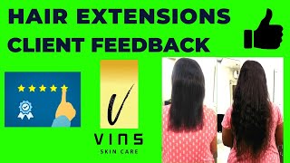 Natural Hair Extension Customer Real Feedback @Vins Skin Care 9952021253