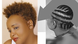 Crochet Tapered Cut Tutorial With Afro Kinky