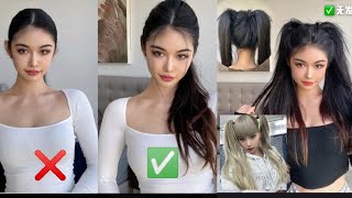Quick & Easy Korean Style For Girl*Double Hairstyle Ponytail Hairstyle Tutorial