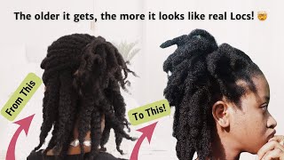 How To Do Temporary Locs On 4C Hair Without Extensions  | Temporary Locs On 4C Natural Hair