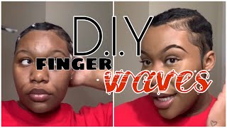 Pixie Cut "Finger Wave" Hairstyle | Easy Simple & Cute