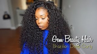 Gem Beauty Hair | Brazilian Deep Curly | Aliexpress + Can It Be Straightened?