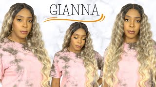 Freetress Equal Level Up Synthetic Hd Lace Front Wig - Gianna --/Wigtypes.Com