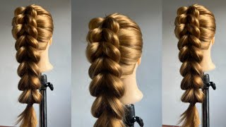 Amazing Ponytail Hairstyle For Long Hairs - Easy Ponytail Hairstyle - Party Hairstyle For Long Hairs