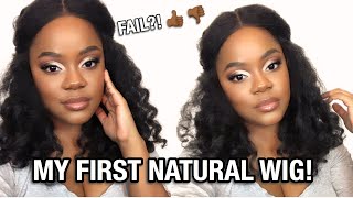 My First Natural Wig Review! Fail? Ft. Deanna Monet Tv | Lqlove