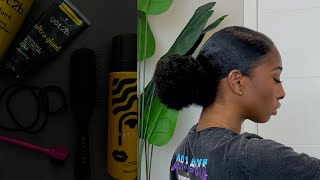 The Only Slick Back Ponytail Tutorial You'Ll Ever Need For Thick Natural Hair