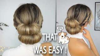 Easy Updo Hack You Need To Try Medium And Long Hairstyles