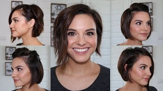 5 Quick & Easy Hairstyles For Short Hair!
