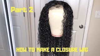 Tips On How To Make A Lace Closure Wig (For Beginners) | Mshere Deep Curly | Michelle Iyere