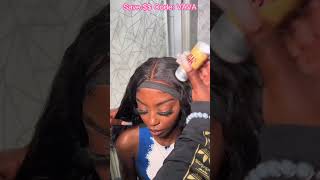 #Shorts Grwm Hd Lace Wig Install Tutorial! Deep Wave Hair With Claw-Clip Looking Ft.#Elfinhair