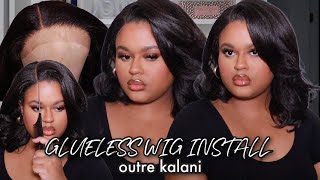 New! Outre Synthetic Melted Hairline Hd Lace Front Wig - Kalani | Courtney Jinean