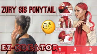 Zury Sis Ez-Creator Ponytail Wrap! Your Work Is Cut Out For You!