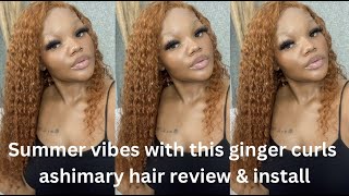 Ginger Hair Baby Its Giving Summer // Ashimary Hair Review & Install