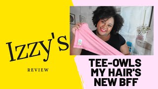The Best Way To Dry Curly, Kinky, Coily Hair | Tee-Owels T-Shirt Towel | Izzy'S Review