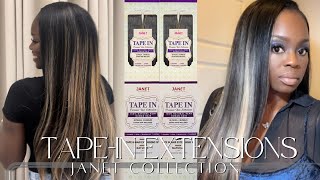 Watch Me Install Tape In Hair Extensions Using Janet Collection | Paparazzi Allure