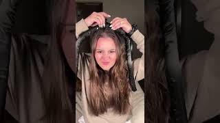 I Tried The Heatless Hair Curler For The First Time  #Shorts