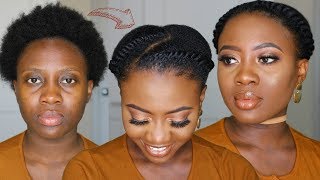 Everyday Hairstyle | 2 Easy Flat Twist Tutorial On Short 4C Natural Hair (Beginner Friendly)! How-To