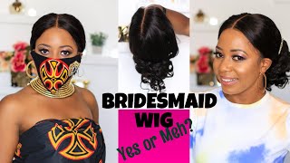 Styling A Wig For A Bridesmaid, Bride Or Formal Event.
