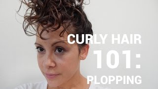 Curly Hair 101   Plopping & Pineapples