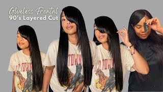 Glueless Layered Side Part Wig With Curly Baby Hair Ft Sunber Hair