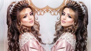 2 Very Easy Open Hairstyle For Wedding L Curly Hairstyles L Kashee'S Hairstyles L Engagement Lo