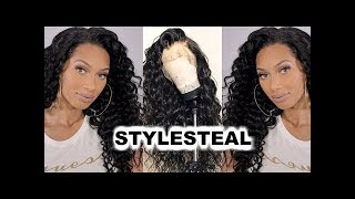 Pre-Plucked Loose Wave Glueless Full Lace Wig Premium Lace Wig