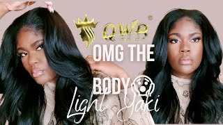 Natural Sew In With Leave Out | Queen Weave Beauty Light Yaki Review