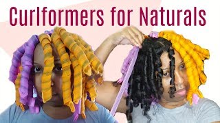 Curlformers Spiral On Extra Long Hair For Natural Curls - No Heat Hairstyle