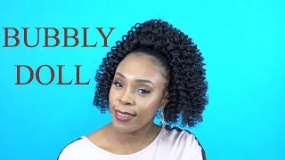 Mayde Beauty Synthetic Drawstring Ponytail - Bubbly Doll --/Wigtypes.Com